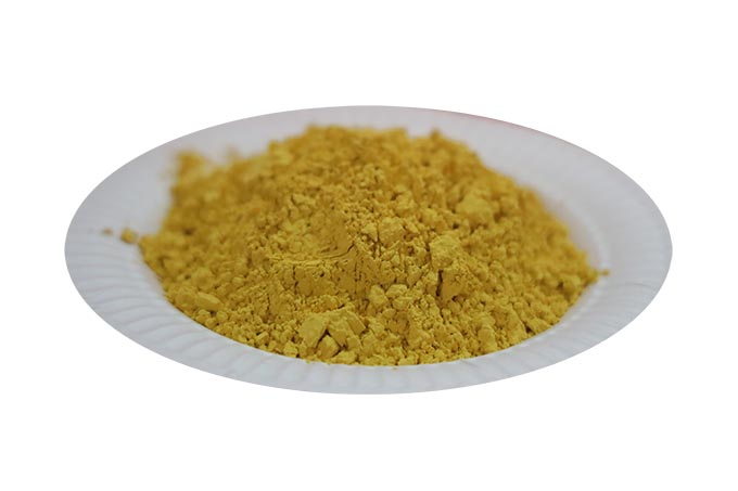 Praseodymium yellow pigment 318
